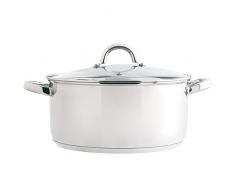 Quid Arcuisine Bräter mit Deckel 1L Messkanne 22 Zentimeter. Ottawa Typ