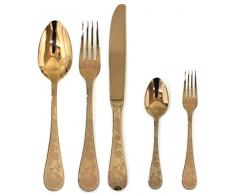 MEPRA, für Innenräume Bronzo Besteck, 30 Stück