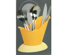 Bama Nässestop S18 FOLIA Abtropfbehälter für Besteck, gelb, 15.5 x 10 x 15.5 cm