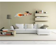 Indigos KAR-Wall-WITCH-009-60 Wandtattoo Witch - Hexe 09 - Halloween - Wandaufkleber 60 x 20 cm