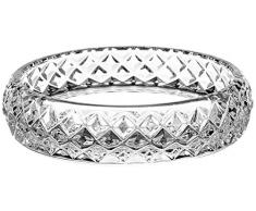 Crystaljulia Seifenschale, Bleikristall, transparent, 12,5 cm