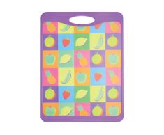Kitchen Craft Schneidebrett 40x30cm im Obstdesign, Mischung aus Mehreren Materialien, Mehrfarbig, 12 x 17 x 22 cm