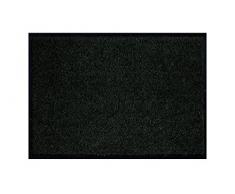 ASTRA hochwertige Sauberlaufmatte – waschbare Fußabstreifer – robust – langlebige Fußabtreter – für den Indoorbereich – schwarz – 60 x 180 cm