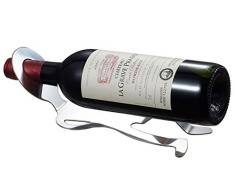 Visol Produkte Malbec Edelstahl Weinflaschenhalter, Chrom