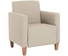 Max Winzer® Sessel Milla, beige, Flachgewebe (Leinenoptik), modern, 71 x 70 x 81 cm