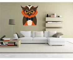 Indigos KAR-Wall-clm037-70 Wandtattoo fürs Kinderzimmer clm037 - Lustige kleine Monster - Eule - Wandaufkleber 70 x 84 cm