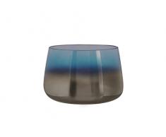 PT Vase Oiled Glas blau S, D. 15 cm, H. 10 cm