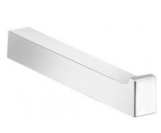 KEUCO Ersatz-Rollenhalter aus Metall, hochglanz-verchromt, WC-Rollenhalter für Badezimmer und Gäste-WC, 1 Rolle, Toilettenpapier-Halter, Edition 11