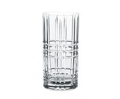 Spiegelau & Nachtmann, 4-teiliges Longdrink-Set, Kristallglas, 445 ml, Square, 101049