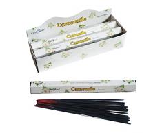 Stamford Kamille Räucherstäbchen, 6 Packungen à 20 Stäbchen