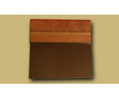 ELETTRO CENTER Art.195 Spachtel reinigen Schneidebrett, Edelstahl, Silber, 4 Einheiten