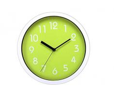 BestOpps Digital Wanduhr mit Silent Nicht Leise Fegen Sekunden für Home Küche Wohnzimmer, 25,4 cm Dekorative Wanduhr Digital Grün