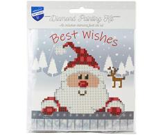 VERVACO (3PL) PN-0183275 DIAMOND ART KIT Santa, weihnachtsmann, Einheitsgröße