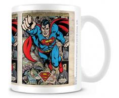 Pyramid International Superman Montage Keramikbecher, Keramik, Mehrfarbig, 8.5 x 12 x 10.5 cm