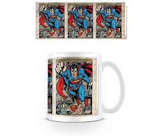 empireposter DC Comics - Superman Montage - Keramik Tasse - Größe Ø8,5 H9,5cm