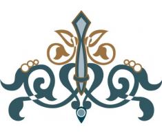 Indigos 4051719760651 Wandtattoo MF352 Ornament tribal 40 x 27 cm