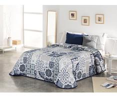 VIALMAN Tagesdecke, Blau, Bett 105 cm