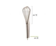 DECORA 0280102 SCHNEEBESEN AUS ROSTFREIEM Edelstahl 30 cm