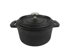 Garcia de Pou Schmortopf Mit Deckel Ø 10(12,9) X5 cm Schwarz Eisen - 1 Un.