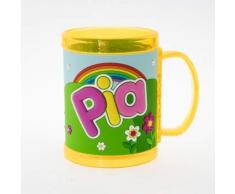 H&H 03873010064 Kinderbecher - Namensbecher, Kunststoff, Mehrfarbig