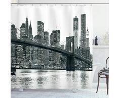 Floral Vorhang für die Dusche by ambesonne, lebendige Blume Blumenstrauß mit Daisy Peony Gerbera Petals Romantische Arrangement Print, Stoff Badezimmer Decor Set mit Haken, multicolor, Textil, Multi 4, 69W x 75L