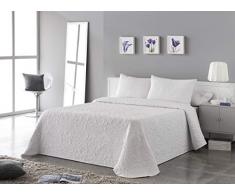 VIALMAN Tagesdecke, Weiß, 180 cm breites Bett: 270 cm x 260 cm.