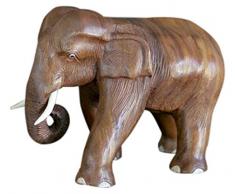 NOVICA 160547 Holzskulptur Majestätischer Elefant