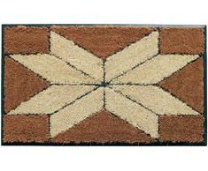 Coco&Coir® Premium kokos Fußmatte | Kokosnussmatte mit rutschfestem PVC | Fußwischer für den Eingangsbereich | für den Außen- und Innenbereich | 45 x 75 cm