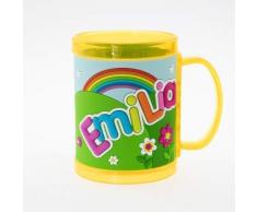 H&H 03873010020 Kinderbecher - Namensbecher, Mehrfarbig