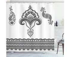 Ambesonne Seaside Decor Sea Star Sea Rock Limpet Flitterwochen Badezimmer Kunstdrucke Strand Muschel Fotodruck Aquatisch Deluxe Stoff Duschvorhang, Textil, Multi 41, 69W x 70L