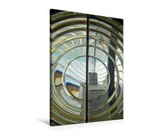 Premium Textil-Leinwand 60 x 90 cm Hoch-Format Laterne des Leuchtturms von Mont Saint-Clair | Wandbild, HD-Bild auf Keilrahmen, Fertigbild auf hochwertigem Vlies, Leinwanddruck von Patrice Thébault