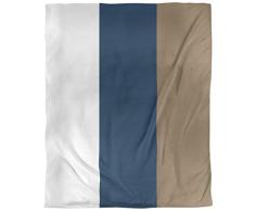 ArtVerse Bettwäsche Los Angeles NFS LA Horns Fußball gestreift – Mikrofaser, 104 x 88 cm, Blaue Akzente