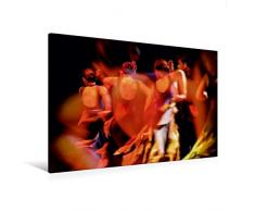 CALVENDO Premium Textil-Leinwand 120 cm x 80 cm quer, Ein Motiv aus dem Kalender Flamenco - Tanz der Leidenschaft | Wandbild, Bild auf Keilrahmen, Fertigbild auf echter Leinwand, Leinwanddruck;CALVENDO Menschen