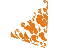 INDIGOS 4051095035589 Wandtattoo w326 Ranken Pflanzen Wandauskleber in 3 Größen, 120 x 91 cm, orange