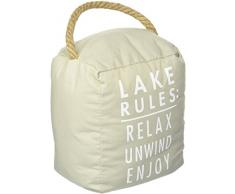 Offene Tür Décor See Rules: Relax Unwind genießen Tan Tür Stopper, beige