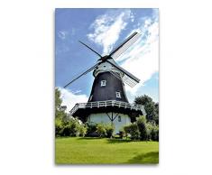 Calvendo Leinwand Achimer Windmühle 60x90cm, Special-Edition Wandbild, Bild auf Keilrahmen, Fertigbild auf hochwertigem Textil, Leinwanddruck, kein Poster