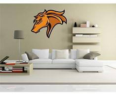 Indigos KAR-Wall-sport015-85 Wandtattoo Sport 015 - WÃ¼tender Pferd - Wandaufkleber - 70 x 85 cm