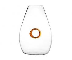 Pasabahce Grand Halo Vase, Glas, Transparent/Bernstein