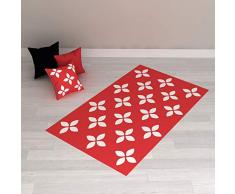 Eren Home Teppich, Mehrfarbig, 110 x 160 cm