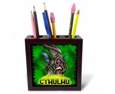 3dRose PH 157026 _ 1 Fußball mit den nationalen Flagge von Italien auf ES Italienische Fliesen Stifthalter, 12,7 cm