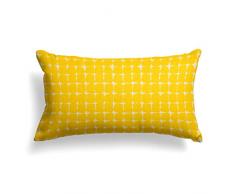 Grouchy Goose Lendenkissen Sea Island Gelb 22 x 12 cm