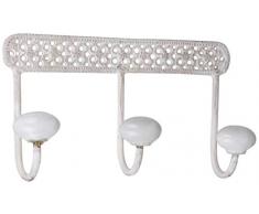 Better & Best Kleiderbügel mit 3 Netzen, Weiß, Maße: 17,5 x 4,5 x 9,7 cm, Material: Metall, Einheitsgröße