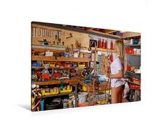Premium Textil-Leinwand 120 cm x 80 cm quer, Ein Motiv aus dem Kalender Werkstattkalender - Erotische Fotografien von Thomas Siepmann | Wandbild, Bild Leinwand, Leinwanddruck (CALVENDO Menschen);CALVENDO Menschen