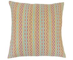 The Pillow Collection Caroun Stripe Bettwäsche-Set, Konfetti Konfetti Euro/26 x 26 Multi