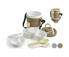 Home Servierwagen, 3 Sitzer, 2.4 Liter, Kunststoff, Mehrfarbig, 19 x 17 x 23 cm