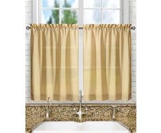 Ellis Vorhang Stacey Ballon Querbehang, Almond, 56 x 24 Tiers