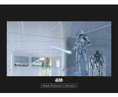 Komar Wandbild Star Wars Classic RMQ Stormtrooper Hallway | Kinderzimmer, Jugendzimmer, Dekoration, Kunstdruck | ohne Rahmen | WB157-40x30 | Größe: 40 x 30 cm (Breite x Höhe)