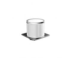 Emco Art Seifenspender, mit Stülpbecher, Inhalt 155 ml, für Flüssigseifen, Badaccessoires, für Wandmontage - 022000100