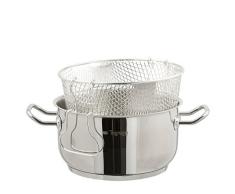 Tognana vanitosa Fritteuse, Edelstahl, Silber