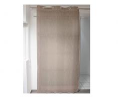 Soleil docre Ösengardine Jacquard Danube Taupe